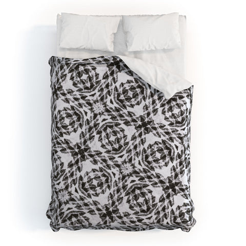 Marta Barragan Camarasa Bohemian mosaic BW 23 Duvet Cover