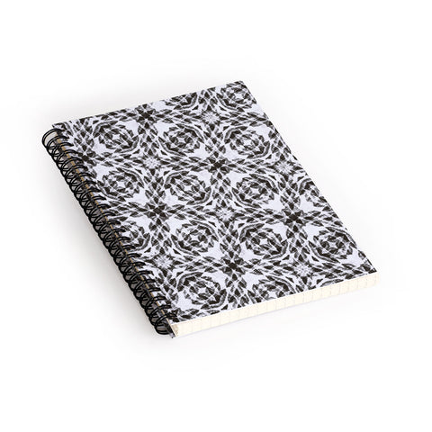 Marta Barragan Camarasa Bohemian mosaic BW 23 Spiral Notebook