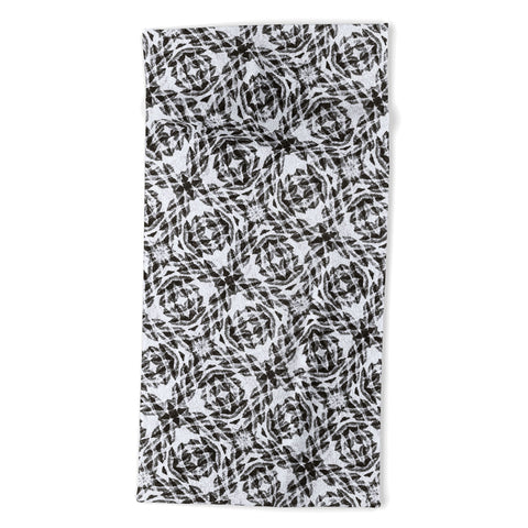Marta Barragan Camarasa Bohemian mosaic BW 23 Beach Towel