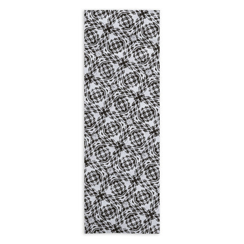 Marta Barragan Camarasa Bohemian mosaic BW 23 Yoga Towel