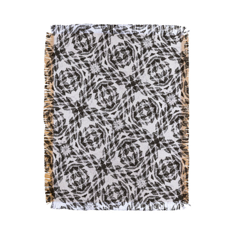 Marta Barragan Camarasa Bohemian mosaic BW 23 Throw Blanket
