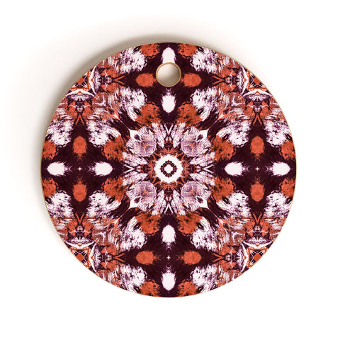 Marta Barragan Camarasa Bohemian style mosaic 3B Cutting Board Round