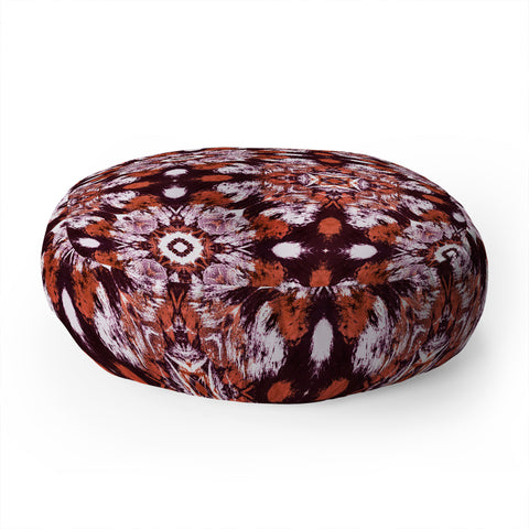 Marta Barragan Camarasa Bohemian style mosaic 3B Floor Pillow Round