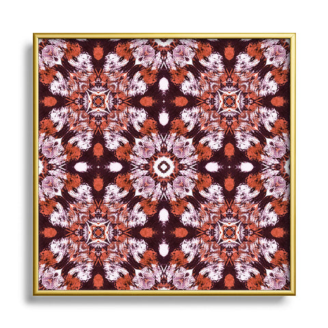 Marta Barragan Camarasa Bohemian style mosaic 3B Square Metal Framed Art Print