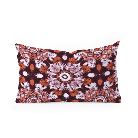 Marta Barragan Camarasa Bohemian style mosaic 3B Oblong Throw Pillow