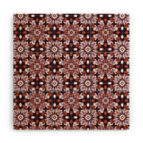 Marta Barragan Camarasa Bohemian style mosaic 3B Wood Wall Mural