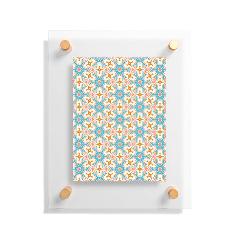 Marta Barragan Camarasa Boho mosaic desert colors N Floating Acrylic Print