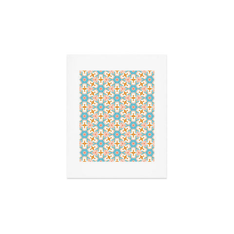 Marta Barragan Camarasa Boho mosaic desert colors N Art Print