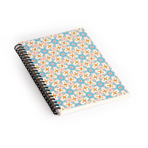 Marta Barragan Camarasa Boho mosaic desert colors N Spiral Notebook