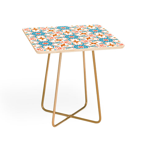 Marta Barragan Camarasa Boho mosaic desert colors N Side Table