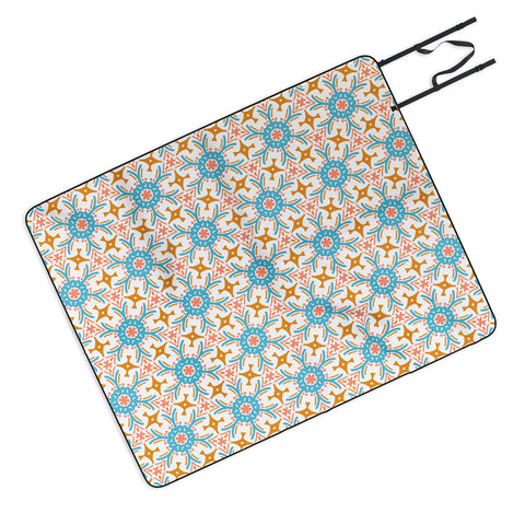 Marta Barragan Camarasa Boho mosaic desert colors N Picnic Blanket