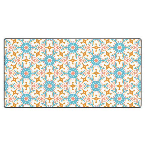 Marta Barragan Camarasa Boho mosaic desert colors N Desk Mat