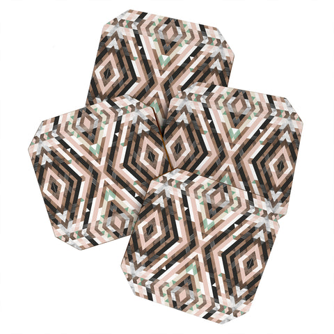 Marta Barragan Camarasa Boho Southwestern Coaster Set