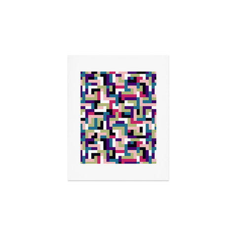 Marta Barragan Camarasa Boho Tetris PTT Art Print