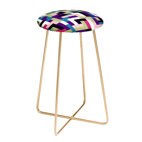 Marta Barragan Camarasa Boho Tetris PTT Counter Stool