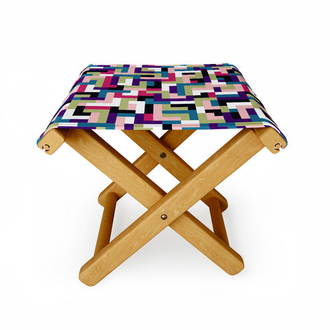 Marta Barragan Camarasa Boho Tetris PTT Folding Stool