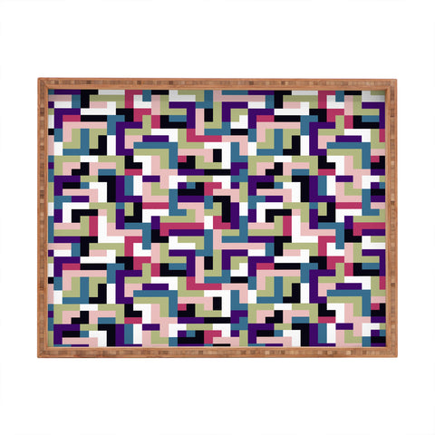 Marta Barragan Camarasa Boho Tetris PTT Rectangular Tray