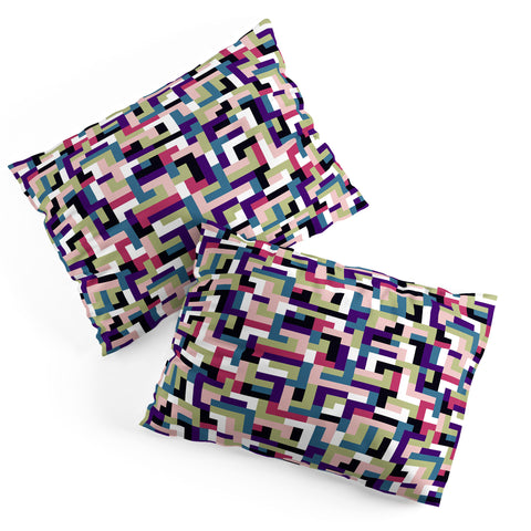 Marta Barragan Camarasa Boho Tetris PTT Pillow Shams