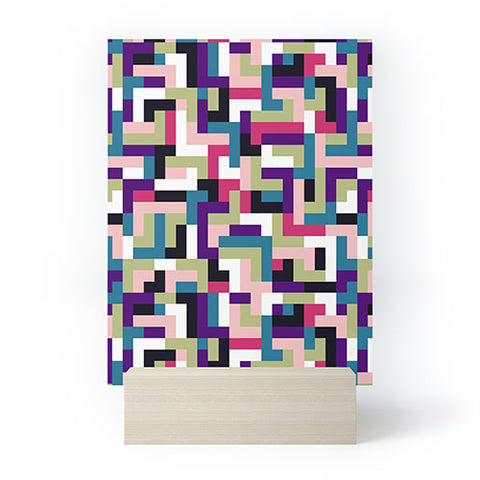 Marta Barragan Camarasa Boho Tetris PTT Mini Art Print