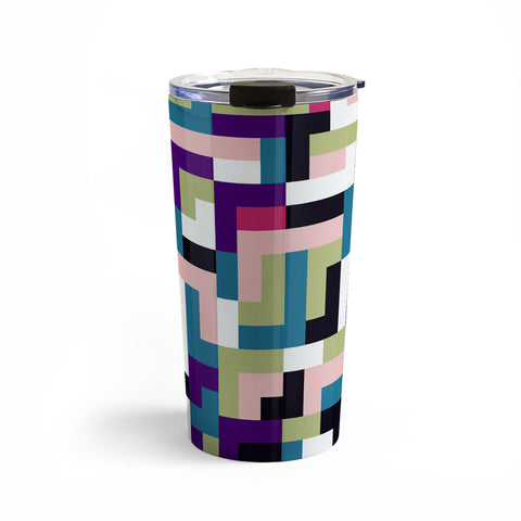 Marta Barragan Camarasa Boho Tetris PTT Travel Mug
