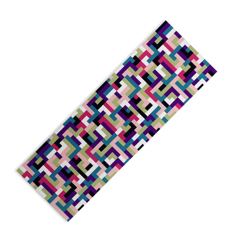 Marta Barragan Camarasa Boho Tetris PTT Yoga Mat