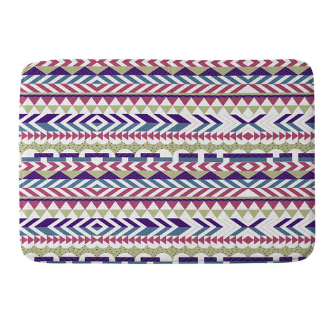 Marta Barragan Camarasa Boho tribal PTT Memory Foam Bath Mat