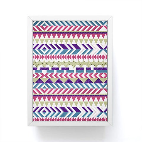 Marta Barragan Camarasa Boho tribal PTT Framed Mini Art Print