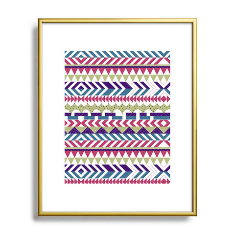 Marta Barragan Camarasa Boho tribal PTT Metal Framed Art Print