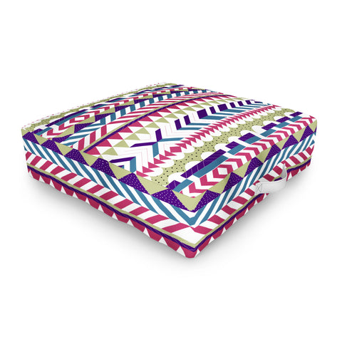 Marta Barragan Camarasa Boho tribal PTT Outdoor Floor Cushion