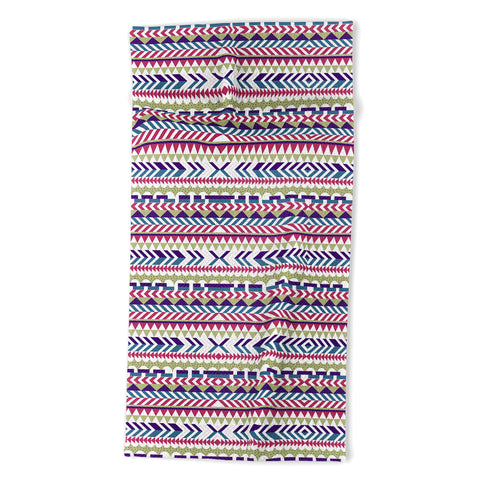 Marta Barragan Camarasa Boho tribal PTT Beach Towel
