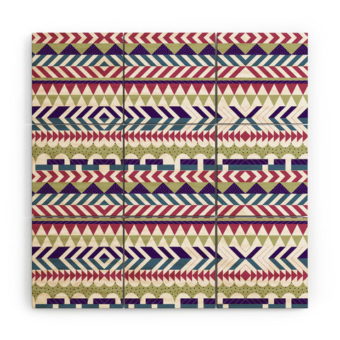 Marta Barragan Camarasa Boho tribal PTT Wood Wall Mural