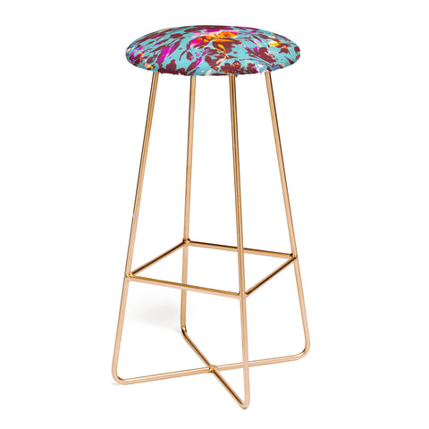 Marta Barragan Camarasa Bold Floral Expression Bar Stool