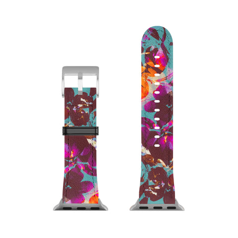 Marta Barragan Camarasa Bold Floral Expression Apple Watch Band