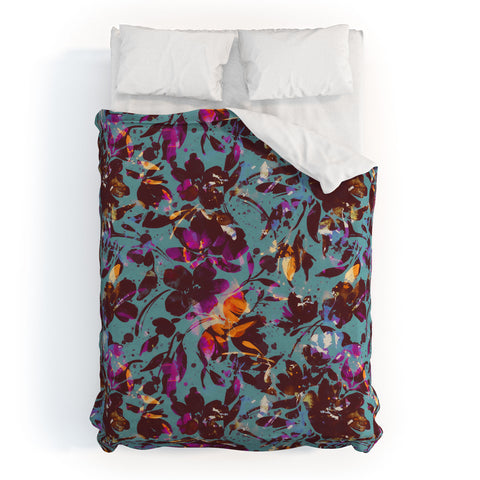 Marta Barragan Camarasa Bold Floral Expression Duvet Cover