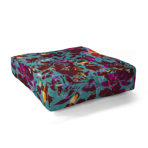 Marta Barragan Camarasa Bold Floral Expression Floor Pillow Square