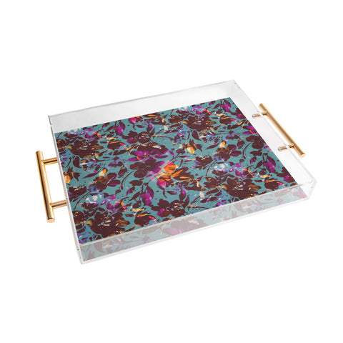 Marta Barragan Camarasa Bold Floral Expression Acrylic Tray