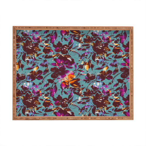 Marta Barragan Camarasa Bold Floral Expression Rectangular Tray