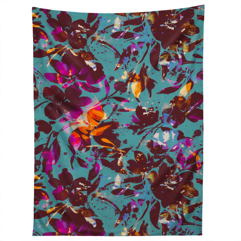 Marta Barragan Camarasa Bold Floral Expression Tapestry