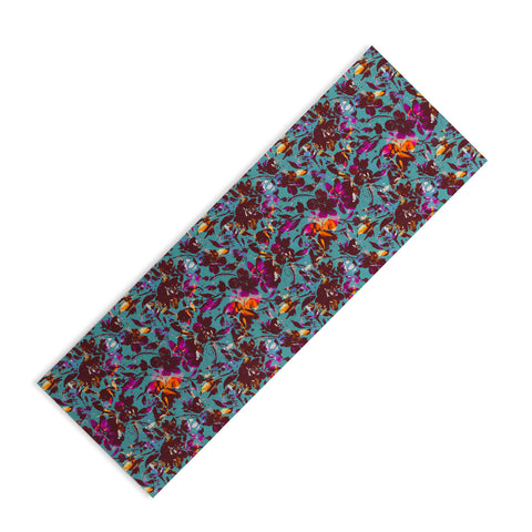 Marta Barragan Camarasa Bold Floral Expression Yoga Mat