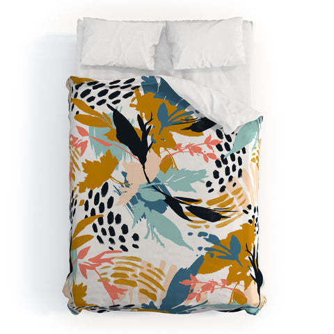 Marta Barragan Camarasa Botanical brushstrokes I Duvet Cover