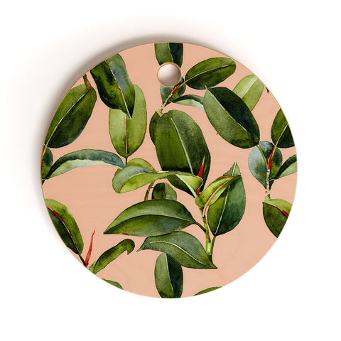 Marta Barragan Camarasa Botanical Collection 01 Cutting Board Round