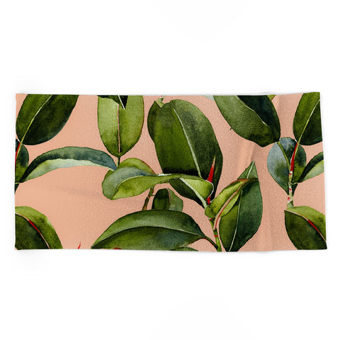 Marta Barragan Camarasa Botanical Collection 01 Beach Towel
