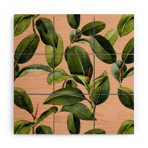 Marta Barragan Camarasa Botanical Collection 01 Wood Wall Mural