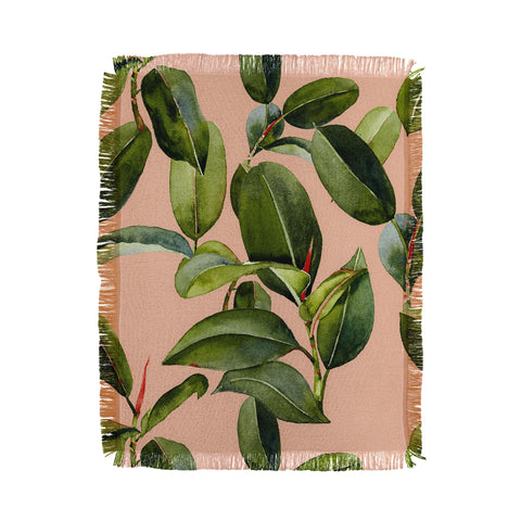 Marta Barragan Camarasa Botanical Collection 01 Throw Blanket