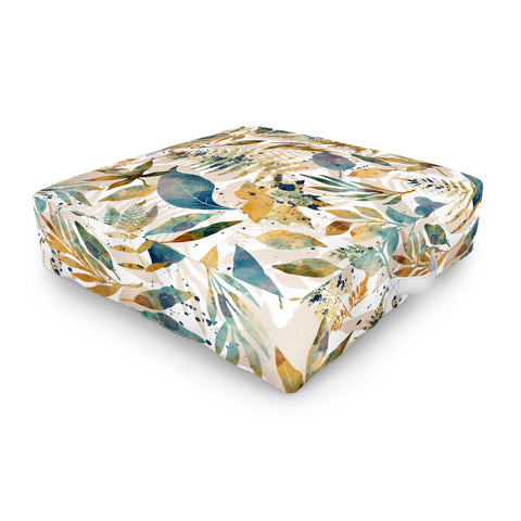 Marta Barragan Camarasa Botanical dream hues Outdoor Floor Cushion