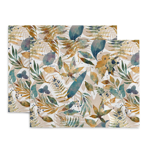 Marta Barragan Camarasa Botanical dream hues Placemat