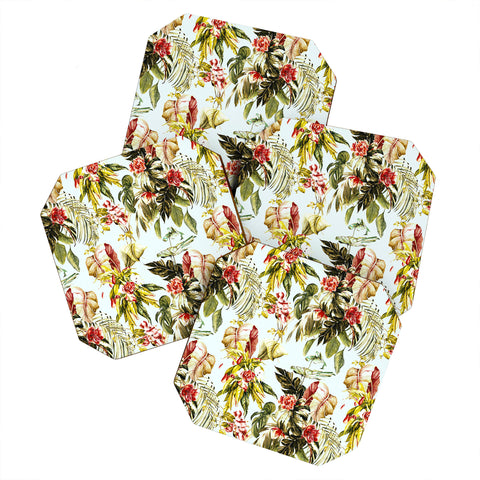 Marta Barragan Camarasa Botanical jungle bouquets I Coaster Set