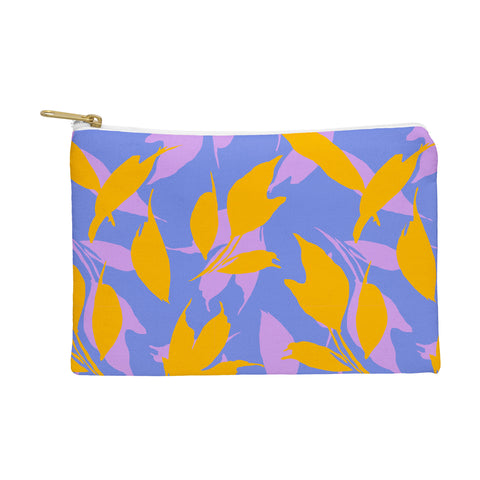 Marta Barragan Camarasa Botanical leaves simple LAV Pouch