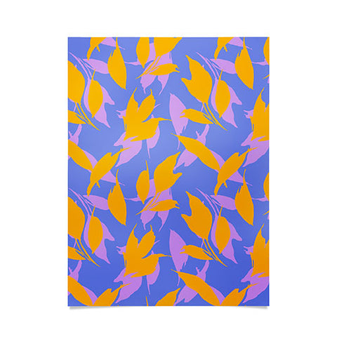 Marta Barragan Camarasa Botanical leaves simple LAV Poster