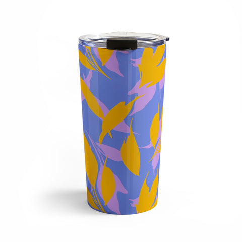 Marta Barragan Camarasa Botanical leaves simple LAV Travel Mug